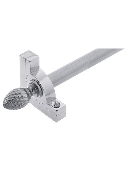 Sovereign Pineapple Tip Stair Rod - 1/2inch Diameter Brass With Standard Brackets